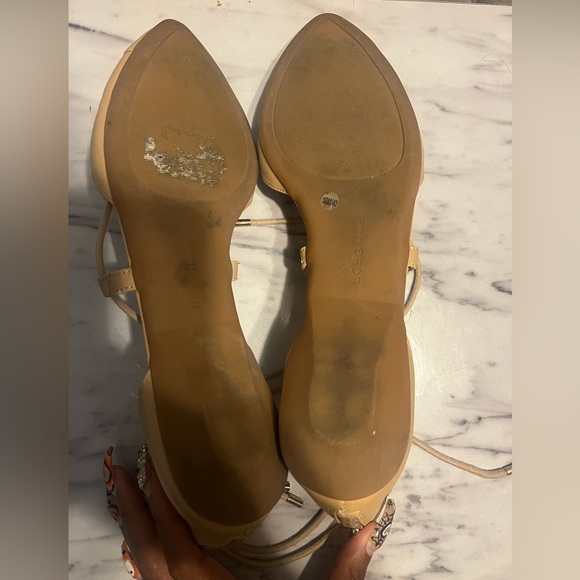 BCBGeneration Gladiator Pointed Flats Sz 10 - Picture 3 of 5